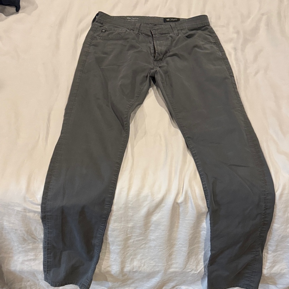AG Adriano Goldschmied Men's Slim Jeans in Gray
